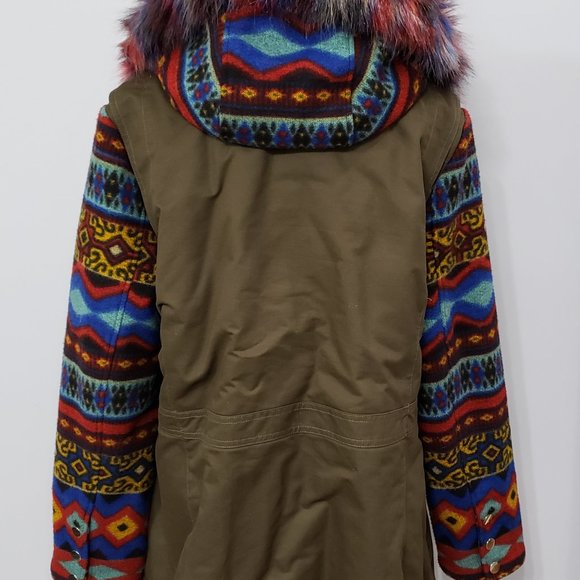 Faux Fur-Lined Anorak Jacket - Picture 7 of 7